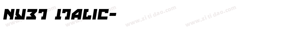 Nyet Italic字体转换
